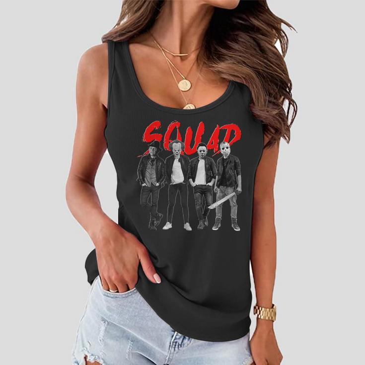 Halloween Squad Tshirt Women Flowy Tank