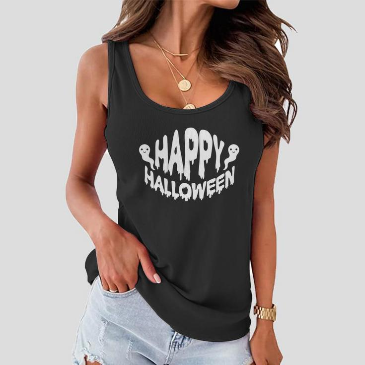 Happy Halloween Funny Halloween Quote V17 Women Flowy Tank