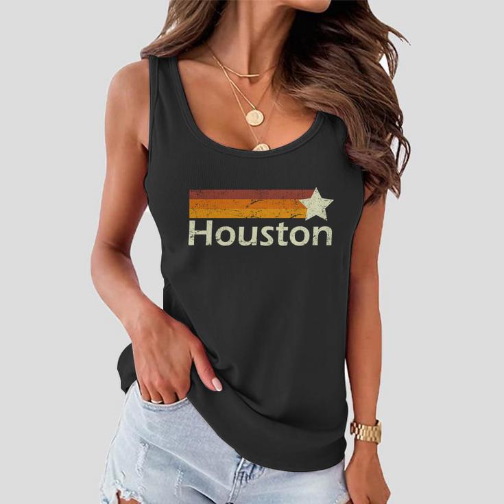 Houston Texas Vintage Star Logo Women Flowy Tank