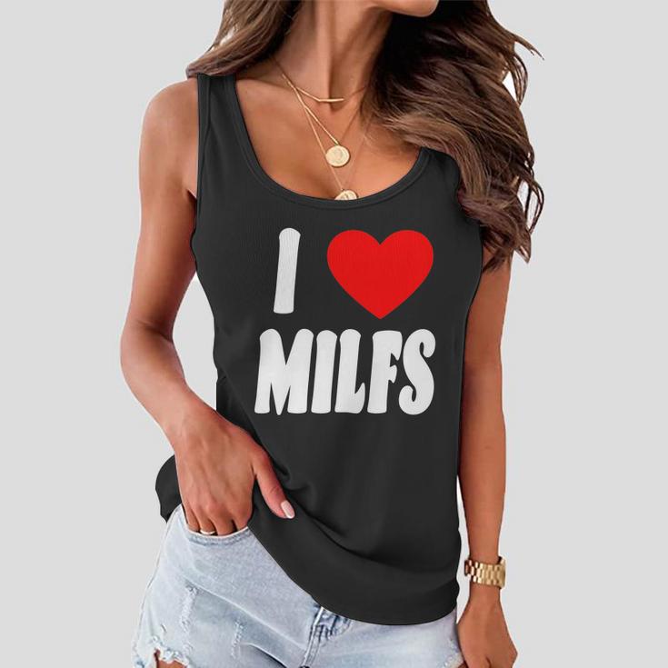 I Heart Milfs Women Flowy Tank