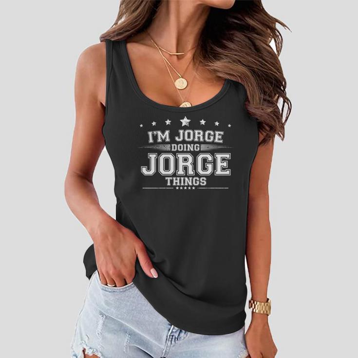 Im Jorge Doing Jorge Things Women Flowy Tank