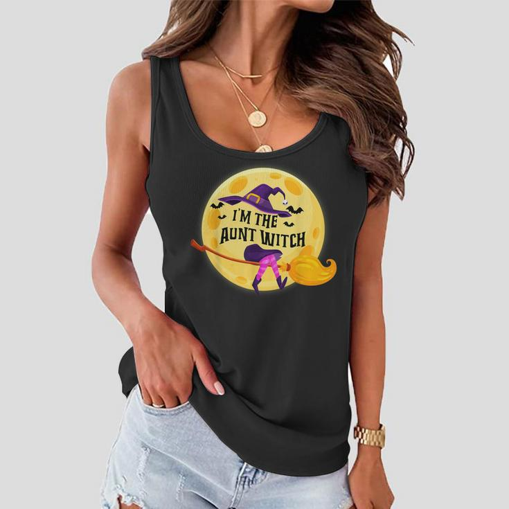 Im The Aunt Witch Halloween Matching Group Costume Women Flowy Tank