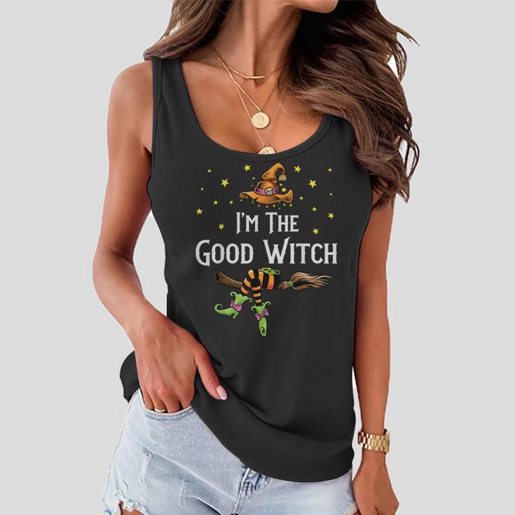 Im The Good Witch Halloween Matching Group Costume Women Flowy Tank