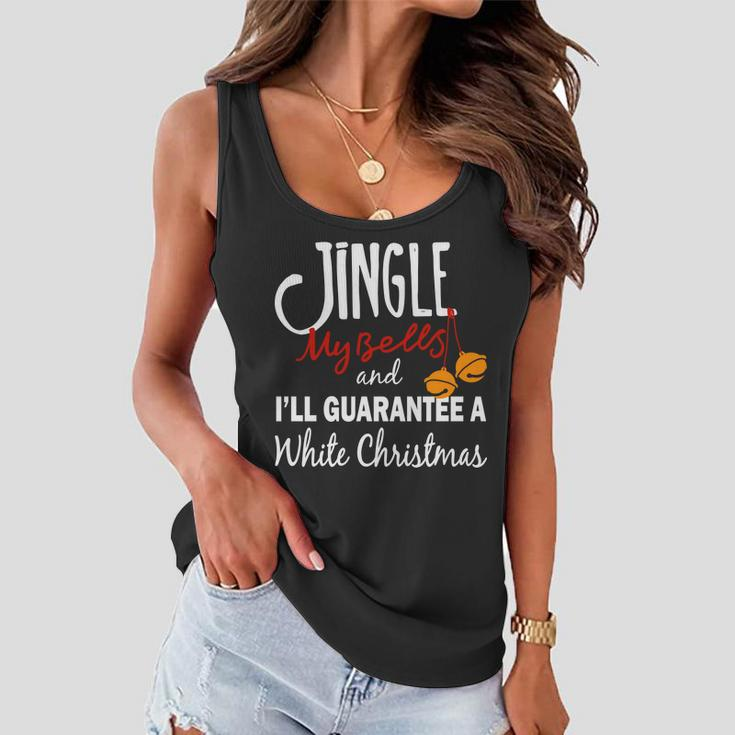 Jingle My Bells For White Christmas Women Flowy Tank