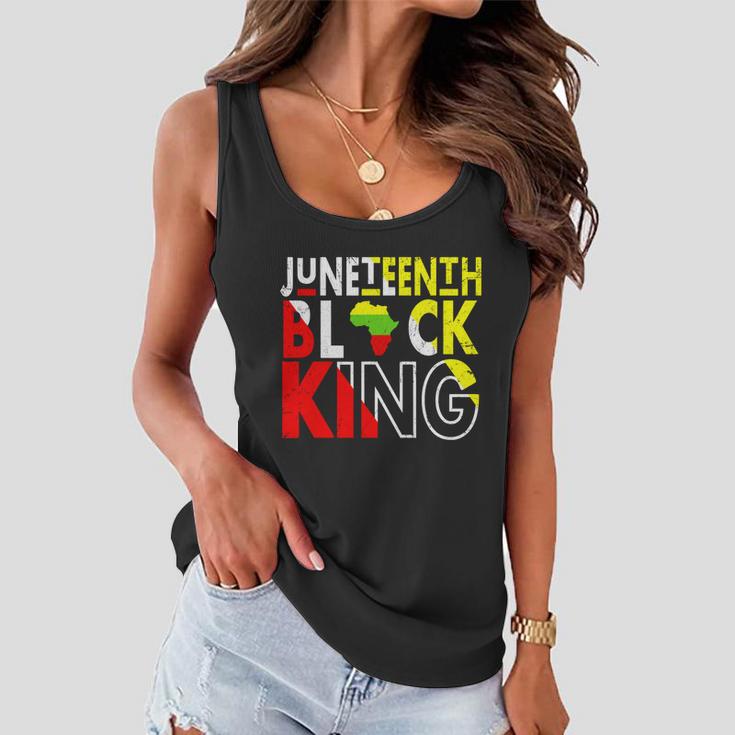 Juneteenth Black King Emancipation Day Melanin Black Pride Gift Women Flowy Tank