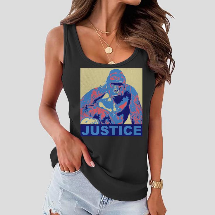 Justice For Harambe Rip Poster Women Flowy Tank