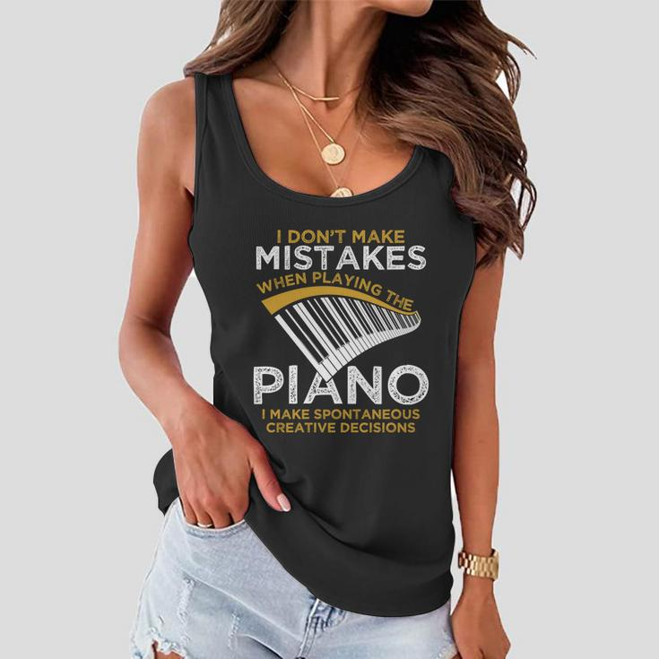 Keyboard Pianist Funny Gift Music Musician Piano Gift Women Flowy Tank