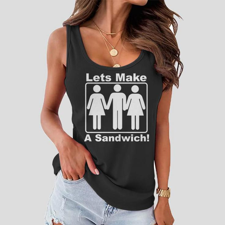 Lets Make A Sandwich Tshirt Women Flowy Tank