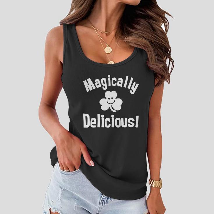 Magically DeliciousShirt Funny Irish Saying T Shirt Lucky Charms 80S Cereal Tee Women Flowy Tank