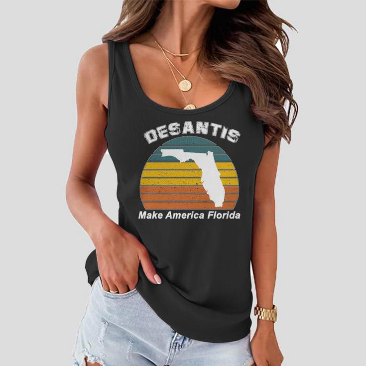 Make America Florida Desantis 2024 Election Women Flowy Tank