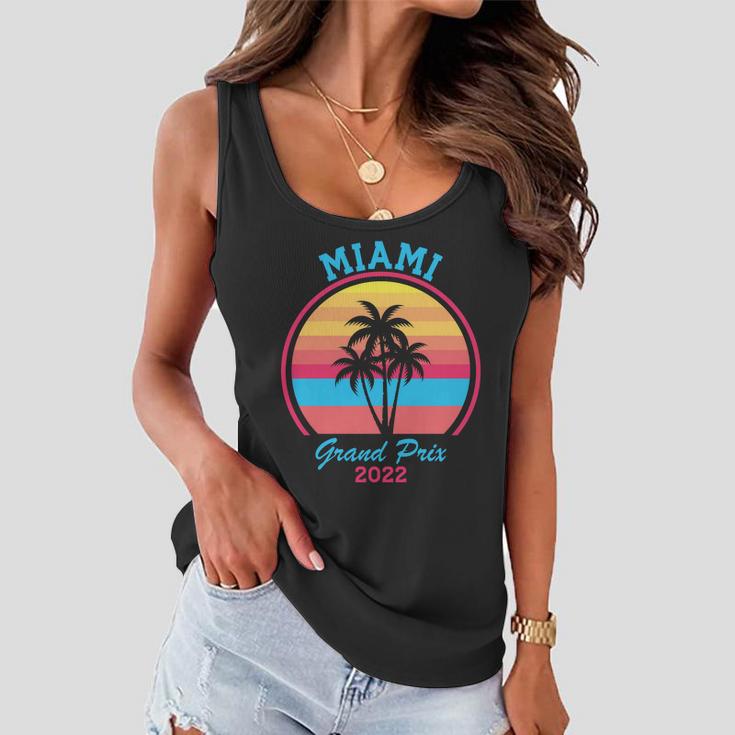 Miami Grand Prix 2022 Race Miami Gardens Retro Vintage Tshirt Women Flowy Tank