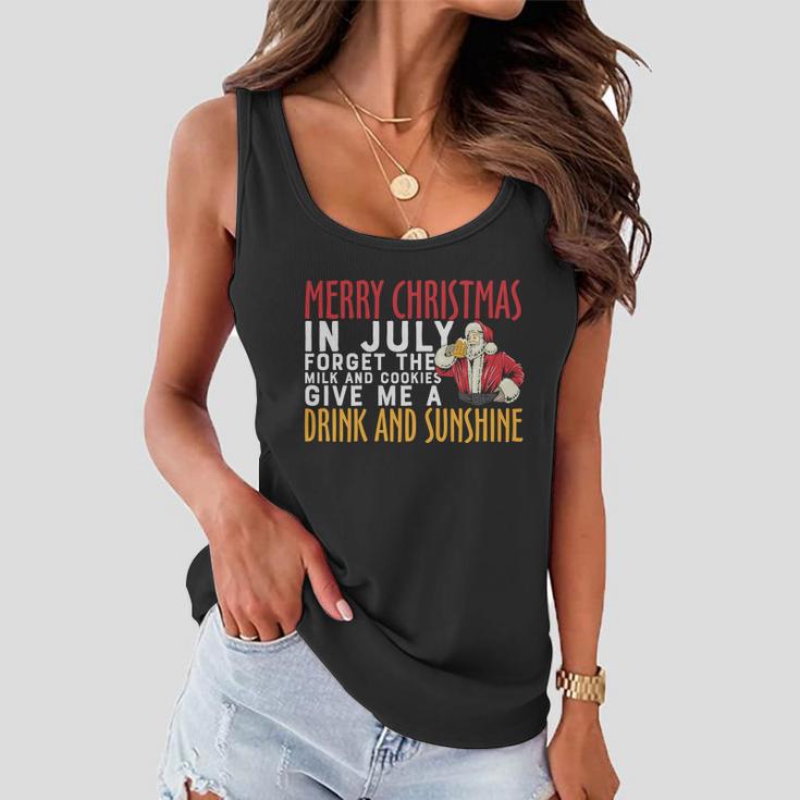 Milk Cookies Give Me Christmas In July Women Flowy Tank