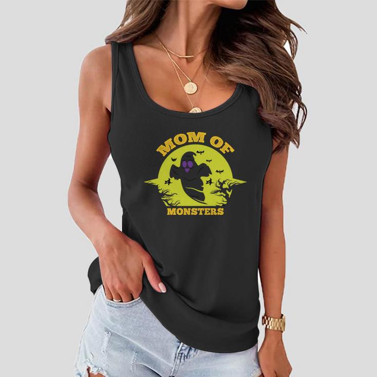 Mom Of Monsters Halloween Quote Women Flowy Tank