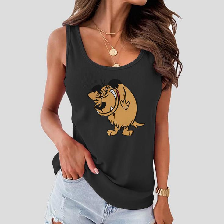 Muttley Dog Smile Mumbly Wacky Races Funny V2 Women Flowy Tank