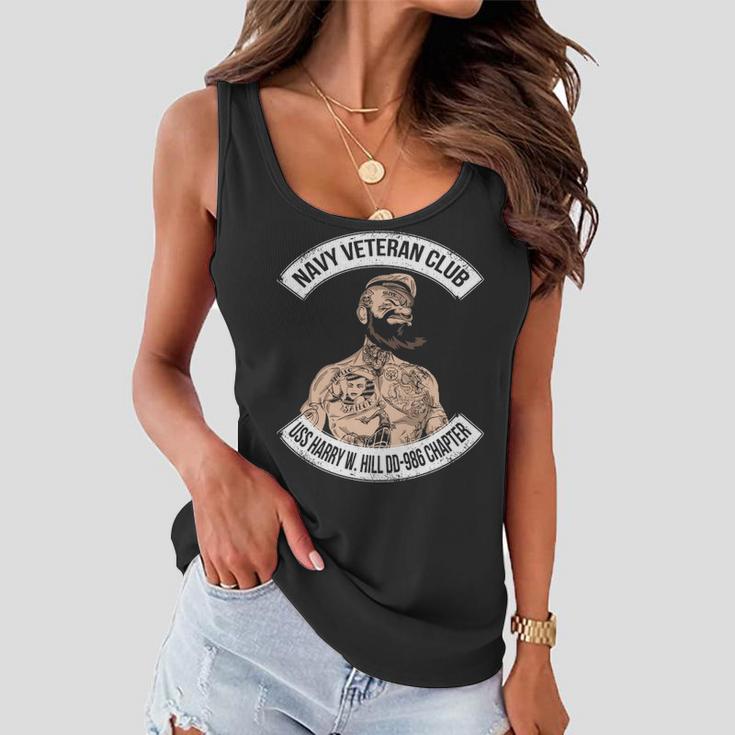 Navy Uss Harry W Hill Dd Women Flowy Tank