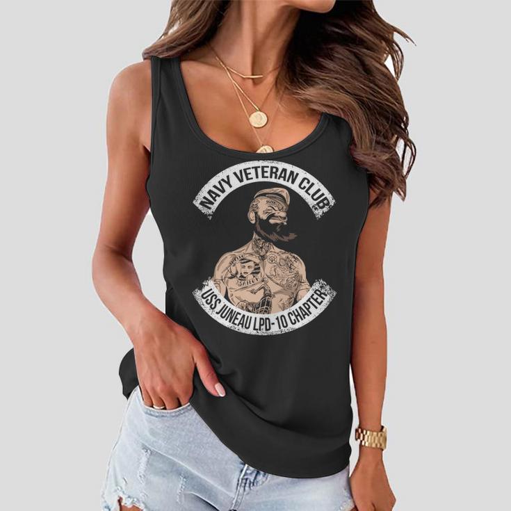 Navy Uss Juneau Lpd Women Flowy Tank