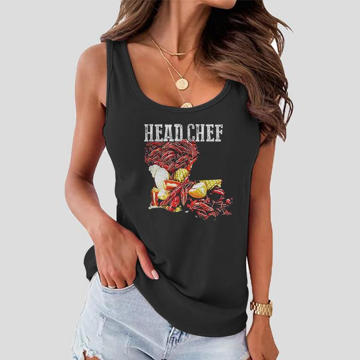 New Orleans Southern Locals Crawfish Boil Chef Women Flowy Tank