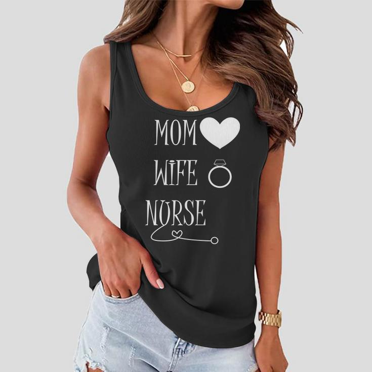 Nurse Mom Tshirt Women Flowy Tank