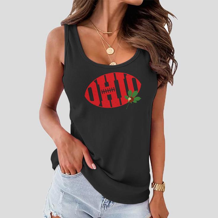 Ohio State Buck Eye Football Women Flowy Tank