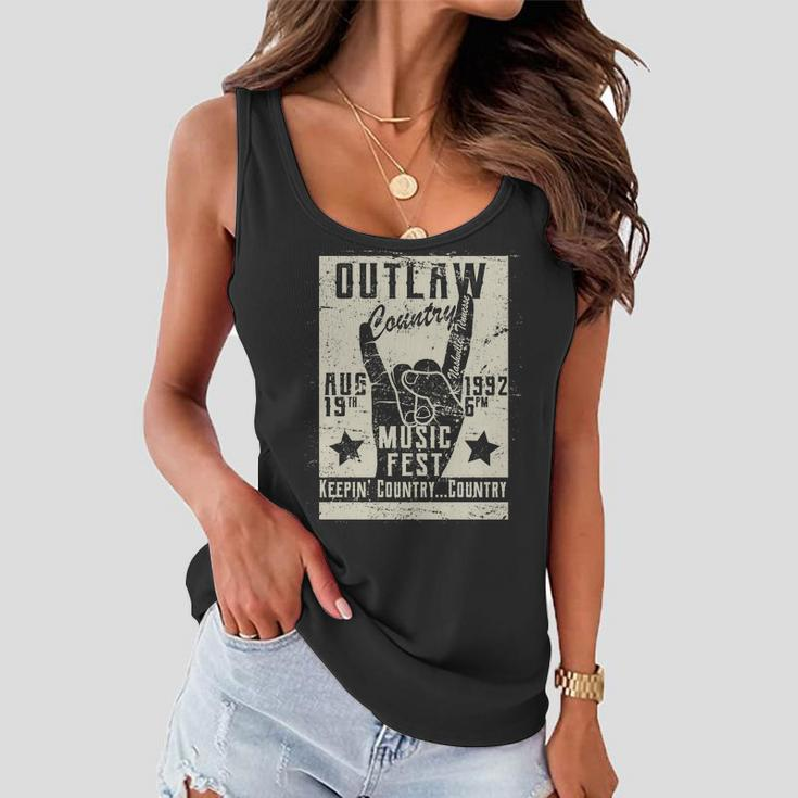 Outlaw Country Music Fest Nashville Women Flowy Tank