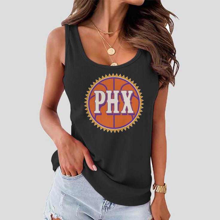 Phoenix Phx Basketball Sun Ball Women Flowy Tank