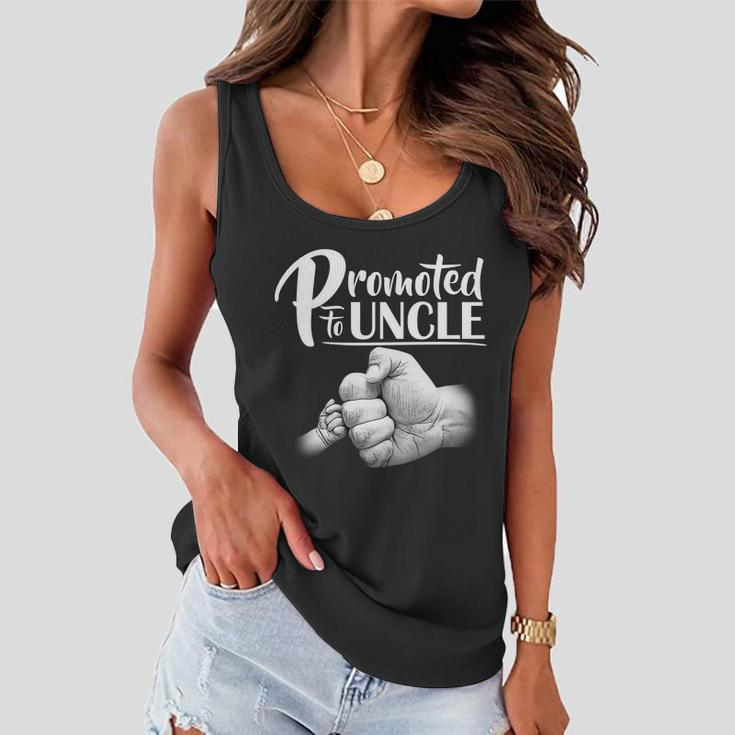 Promoted To Uncle Tshirt Women Flowy Tank