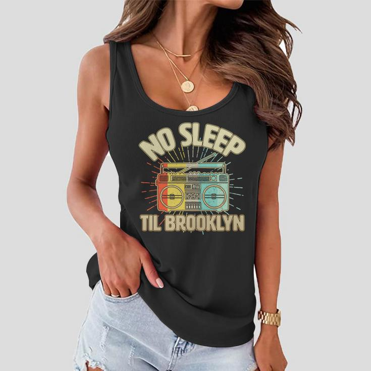 Retro No Sleep Til Brooklyn Women Flowy Tank