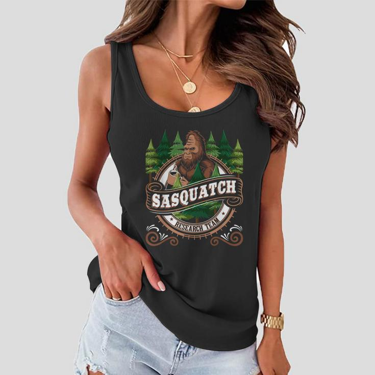 Sasquatch Research Team Funny Bigfoot Fan Women Flowy Tank