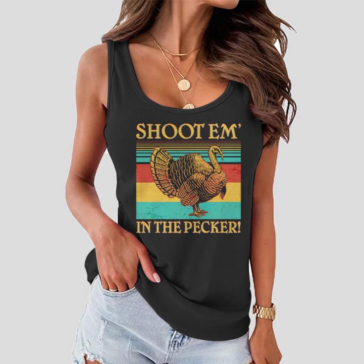 Shoot Em In The Pecker V2 Women Flowy Tank