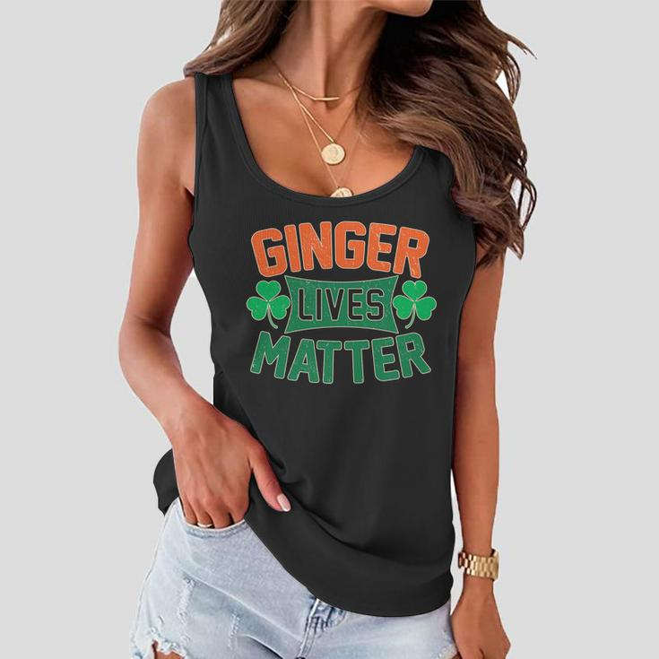 St Patricks Day - Ginger Lives Matter Women Flowy Tank