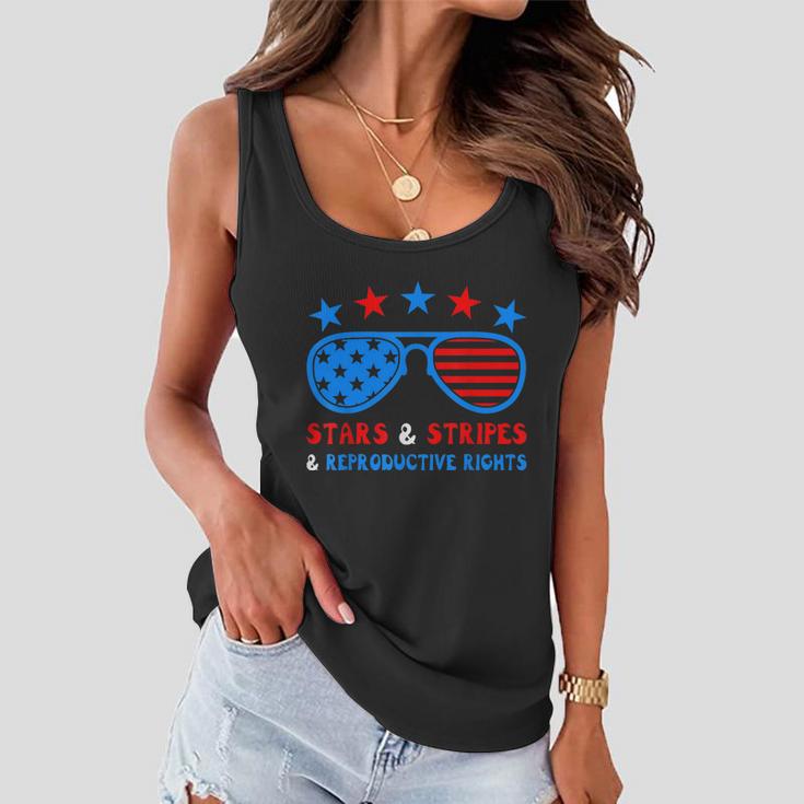 Stars Stripes Reproductive Rights Patriotic 4Th Of July V3 Women Flowy Tank