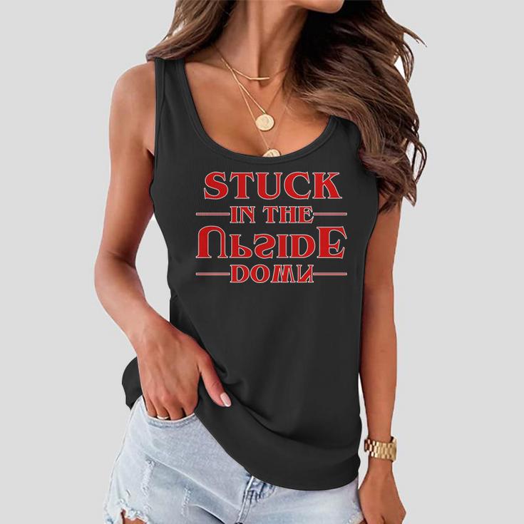 Stuck In The Upside Down Women Flowy Tank