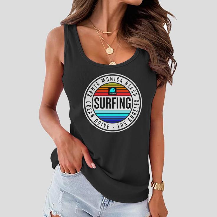 Surfing Logo Women Flowy Tank