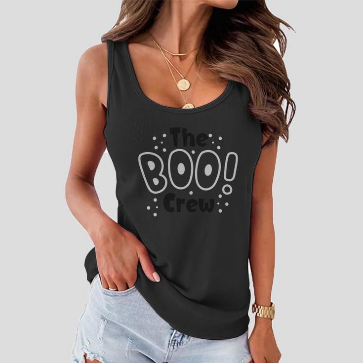 The Boo Crew Halloween Quote Women Flowy Tank