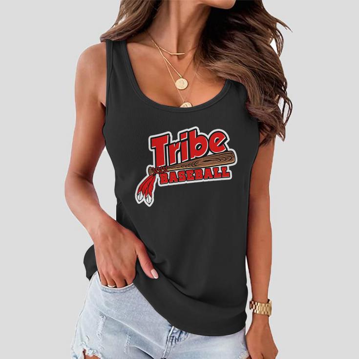 Tribe Baseball Sports Logo Tshirt Women Flowy Tank