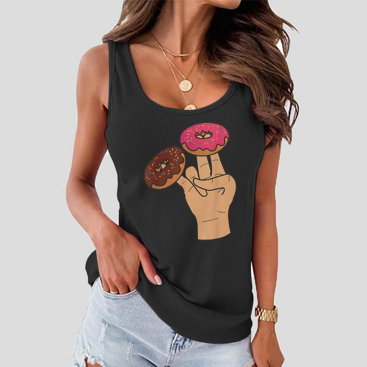 Two In The Pink One In The Stink Funny Shocker Women Flowy Tank