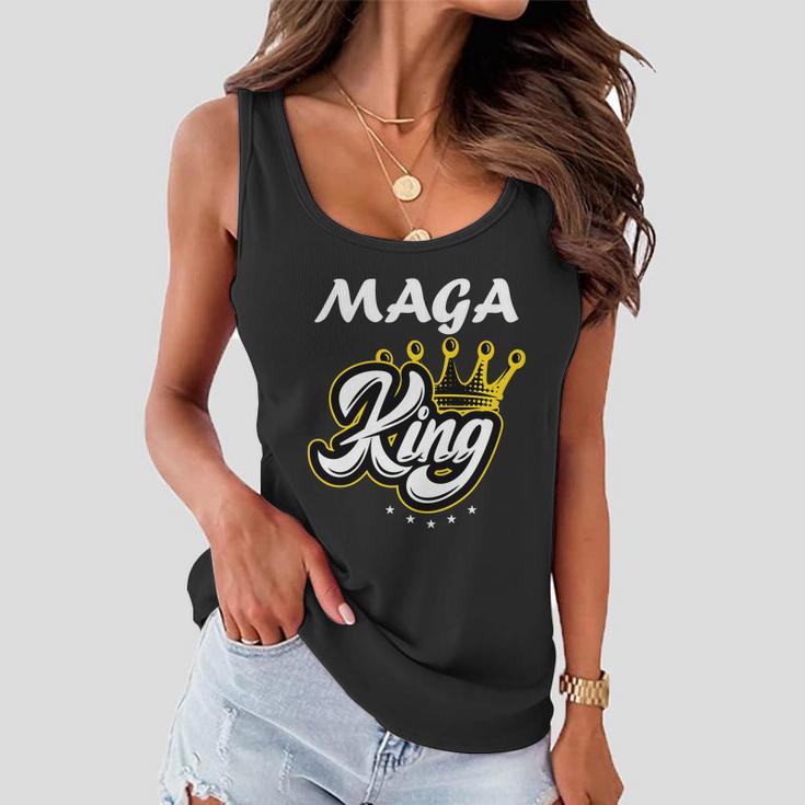 Ultra Maga King Crown Usa Trump 2024 Anti Biden Tshirt Women Flowy Tank