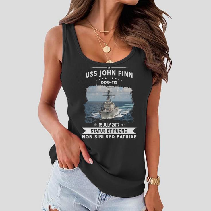 Uss John Finn Ddg Women Flowy Tank