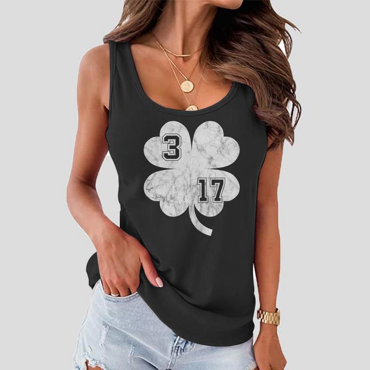 Vintage 317 Irish Clover Tshirt Women Flowy Tank