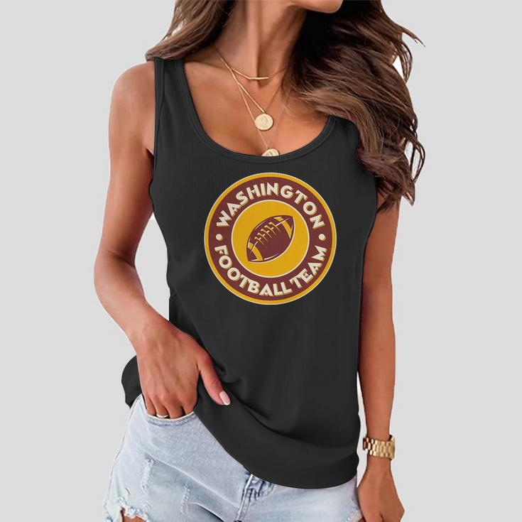 Vintage Washington Football Team Logo Emblem Tshirt Women Flowy Tank