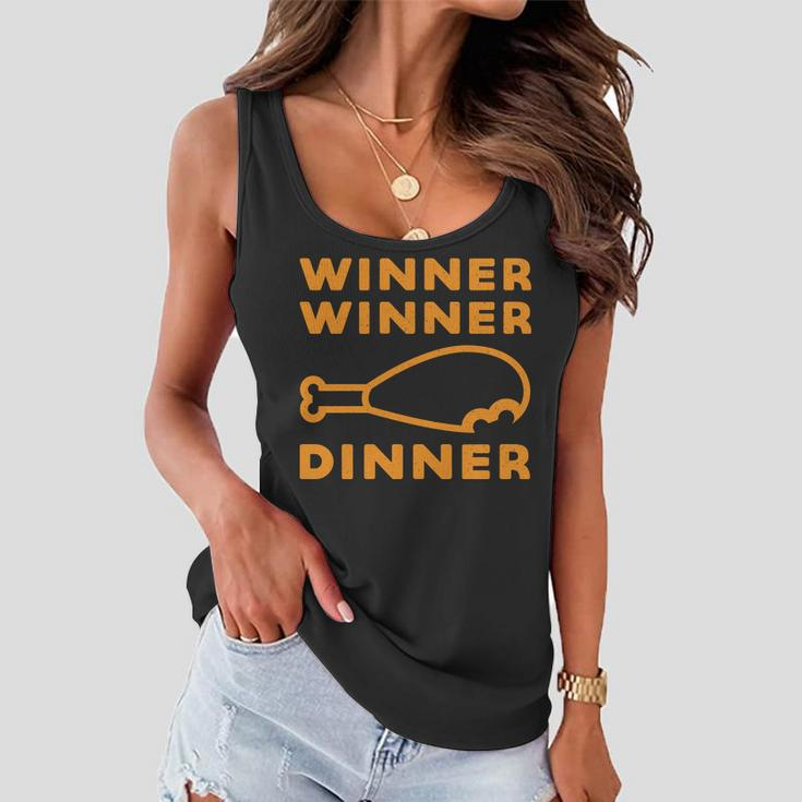 Winner Winner Chicken Dinner Funny Gaming Women Flowy Tank