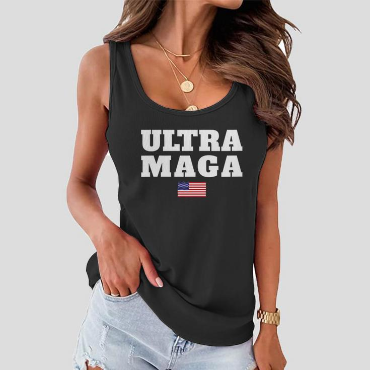 Womens Ultra Maga Vneck Tshirt Women Flowy Tank