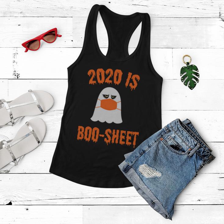 2020 Is Boo Sheet Halloween Quote Women Flowy Tank