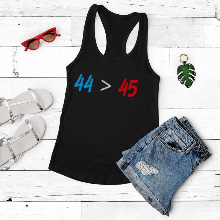 44 45 Red White Blue 44Th President Is Greater Than 45 Tshirt Women Flowy Tank