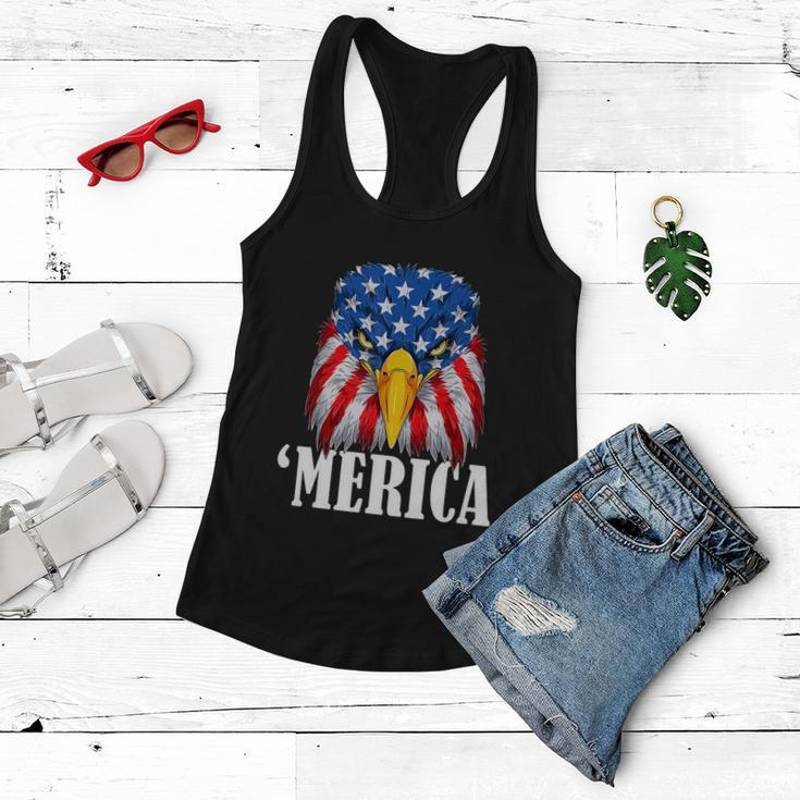 4Th July Eagle Merica America Independence Day Patriot Usa Gift Women Flowy Tank