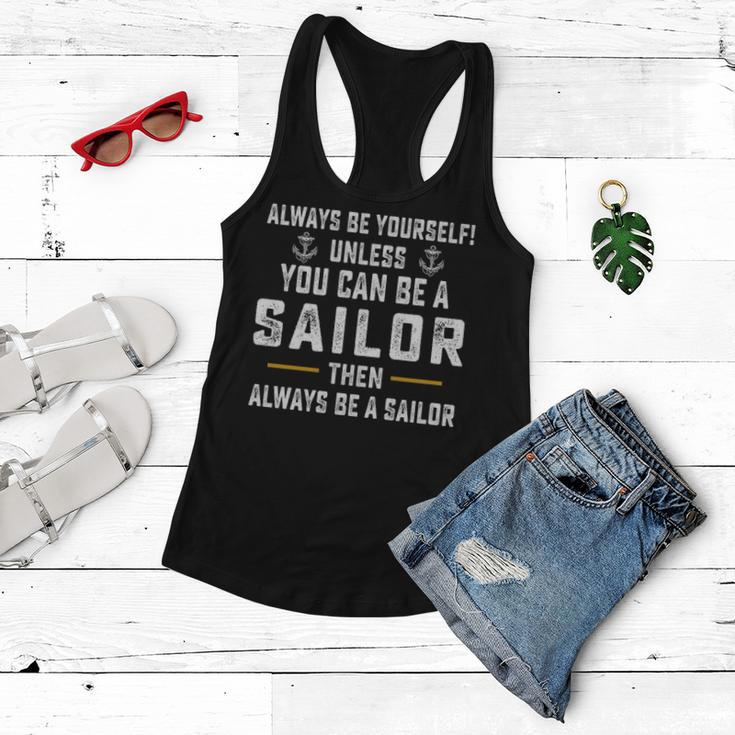 Allways Be A Sailor Women Flowy Tank