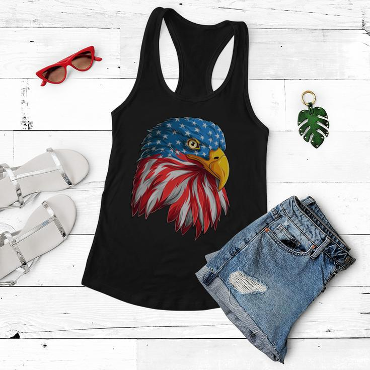 American Bald Eagle Mullet 4Th Of July Funny Usa Patriotic Gift V2 Women Flowy Tank