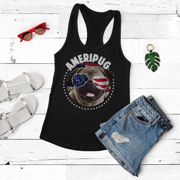 Ameripug Women Flowy Tank