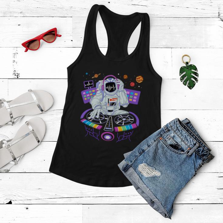 Astronaut Dj Women Flowy Tank