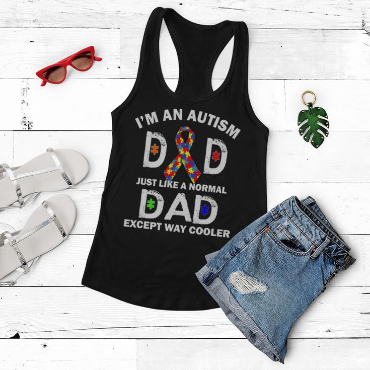 Autism Dad Just Like A Normal Dad But Way Cooler Women Flowy Tank